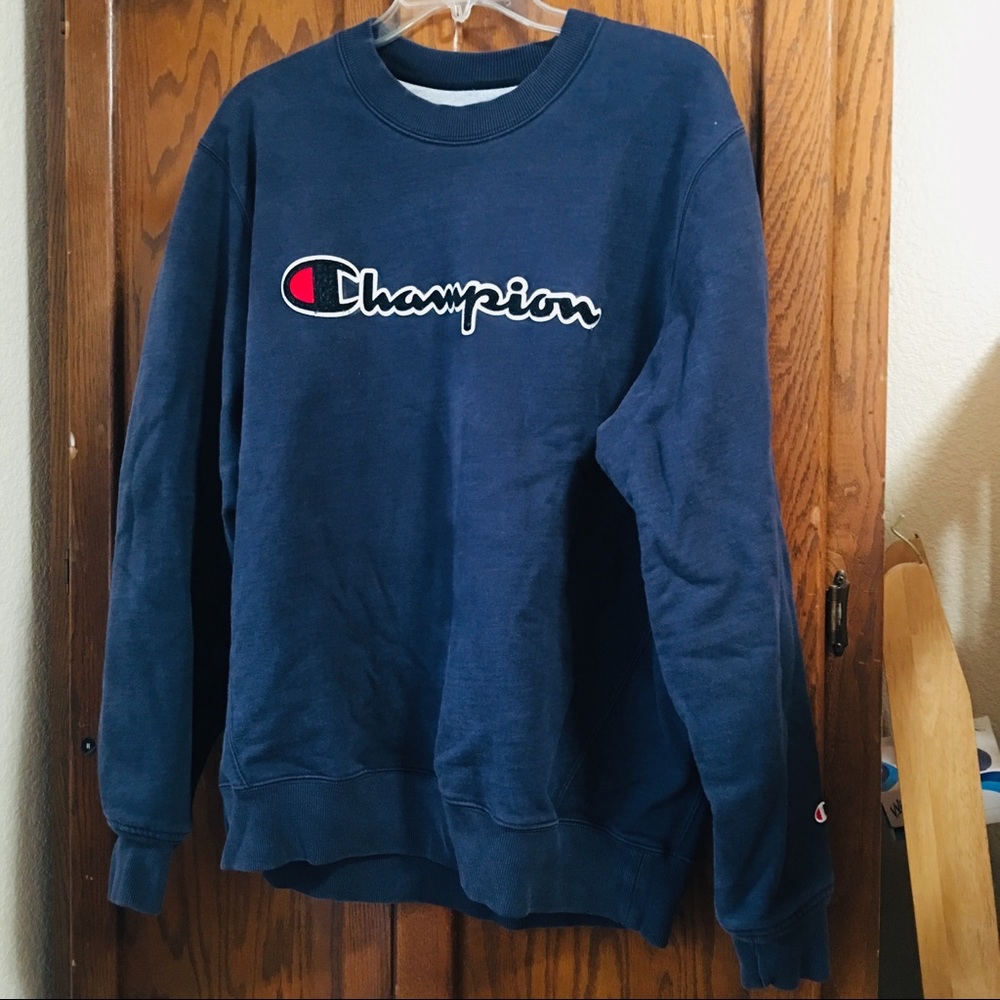 Vintage Embroidered Champion Sweatshirt